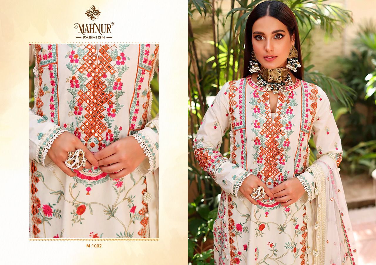 Mahnur 1 Fancy Festive Wear Designer Heavy Georgette Latest Pakistani Salwar Suit Collection 
